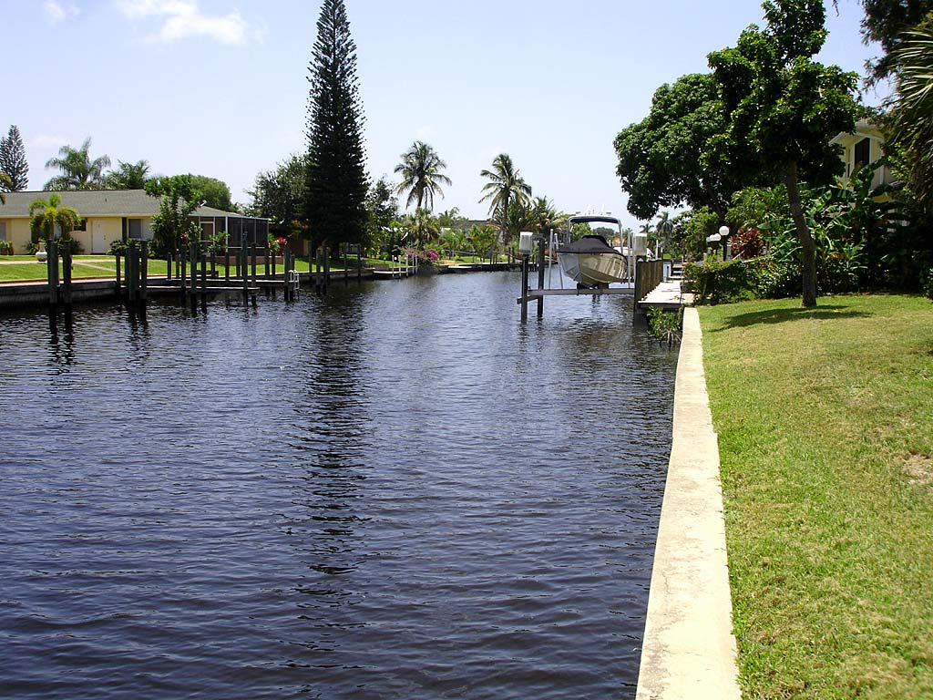View Down the Canal From Miramar Manor